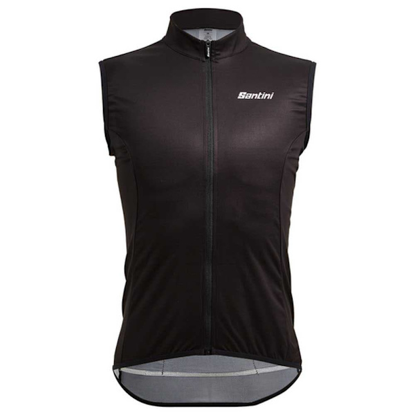 Santini Gilet Nebula Sort XL Mand