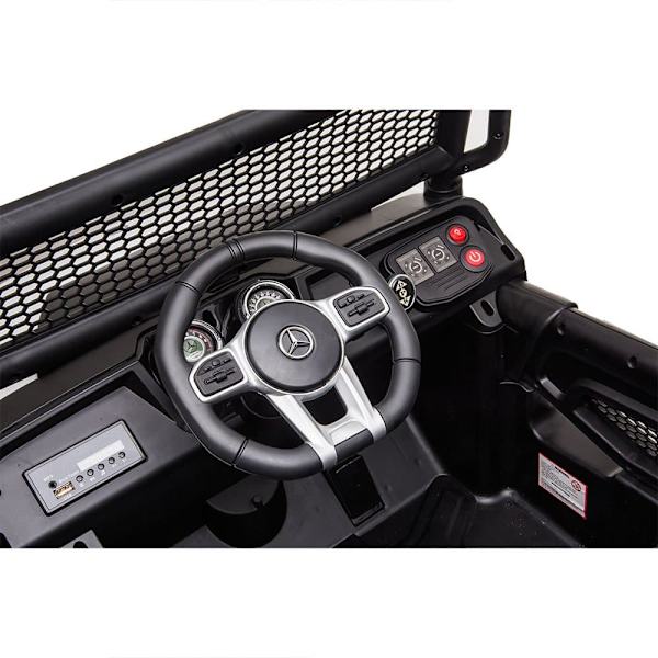 Runruntoys Auto Mercedes Unimog 12 V Mini Hopeinen