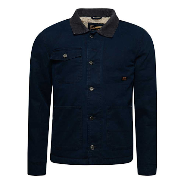 Superdry Jeansjacka Workwear Ranch Blå XL Man