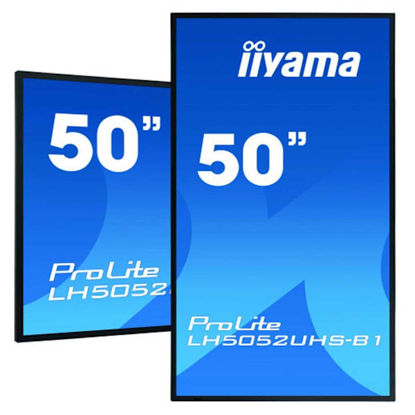 Iiyama Tryk På Skærm Prolite Lh5052uhs-b1 49´´ 4k Va Led Sort Europe PAL / EU Plug