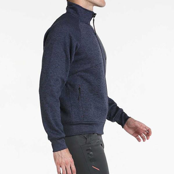 John Smith Sweatshirt Med Fuld Lynlås Carana Blå XL Mand