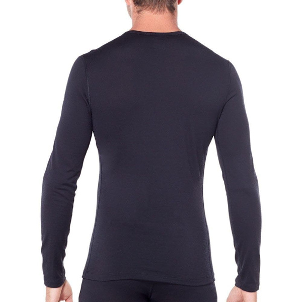 Icebreaker Baselag 200 Oasis Merino Sort L Mand