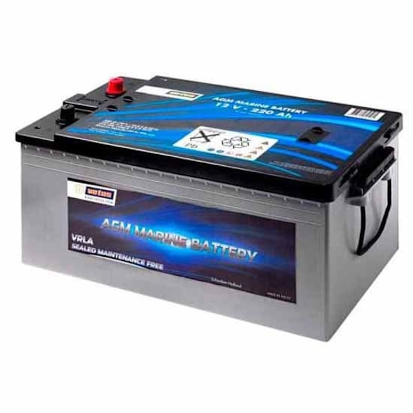 Vetus Batteries Batteri Agm 220ah Transparent