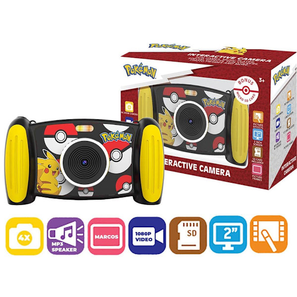 Pokemon Interativt Kamera Rød