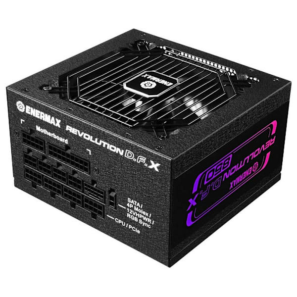 Enermax Modulær Strømforsyning Revolution D.f. X 850w 80+ Gold Sort