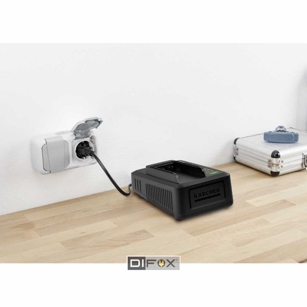 Karcher 2445033 18v Batteri Oplader Sort