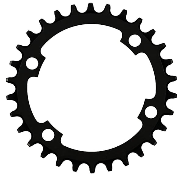 Leonardi Racing Daisy Asymmetric 96 Bcd Kædehjul Sort 30t