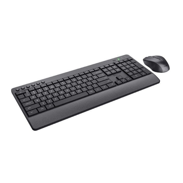 Trust Langaton Hiiri Ja Näppäimistö Trezo Hopeinen Spanish QWERTY