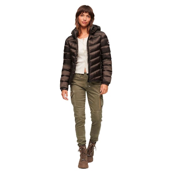 Superdry Vadderad Jacka Fuji Brun M Kvinna