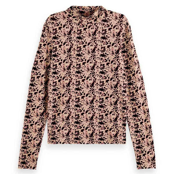 Scotch & Soda Långärmad T-shirt 177408  S Kvinna