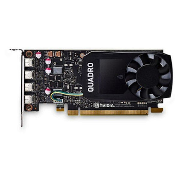 Pny Låg Profil Quadro P1000 V2 4 Gb Grafisk Kort Svart