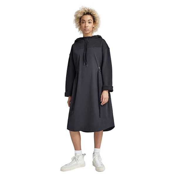 G-star Langærmet Kjole Anorak Sort S Kvinde