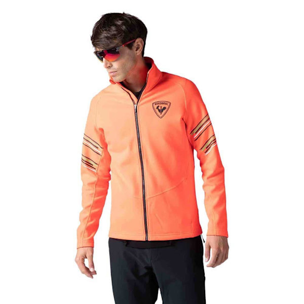 Rossignol Full Dragkedja Fleece Classique Hero Clim Orange XL Man