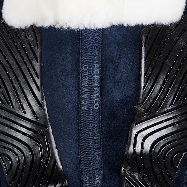 Acavallo Mf-s Jccs-s Cw-cs Gel Grip Mocka Utskuren Fårskinn Sadelpad