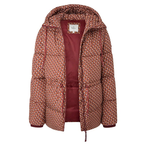Pepe Jeans Misty Logo Takki Ruskea M Nainen