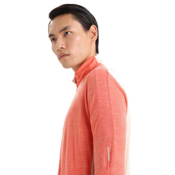 Icebreaker Zone Knit Zip Tröja Orange L Man
