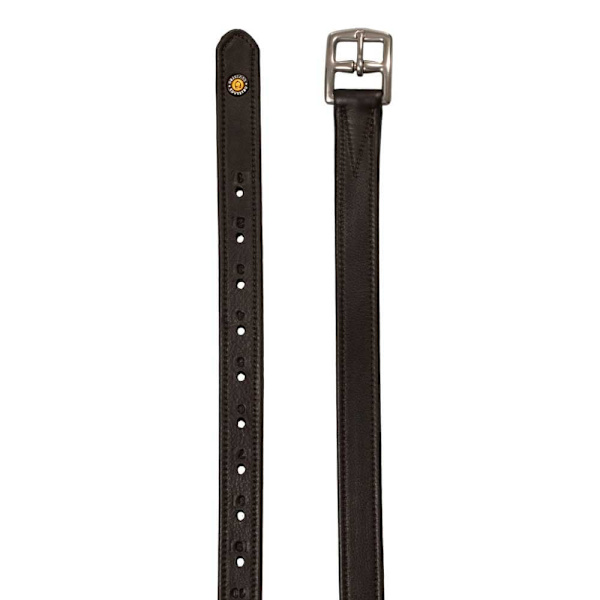 Equestro Double Curved Buckle Läderremmar  145 cm