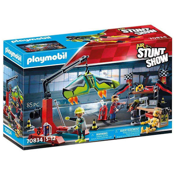 Playmobil Bensinstation Air Stuntshow Flerfärgad