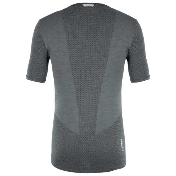 Salewa Kortærmet T-shirt Zebru Responsive Grå M Mand