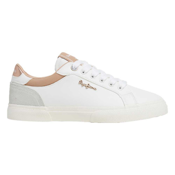 Pepe Jeans Kenton Court Sko Hvid EU 41 Kvinde