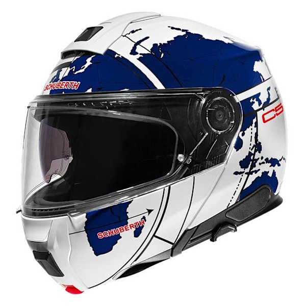Schuberth C5 Globe Modulær Hjelm Blå 3XL