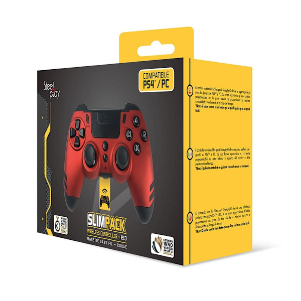 Steelplay Langaton Ruby Pc/ps Slim Pack 4 Peliohjain Kultainen