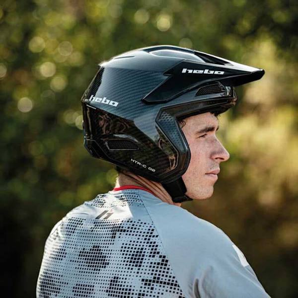 Hebo Zone Race K3 Carbon åben Hjelm Sort XL