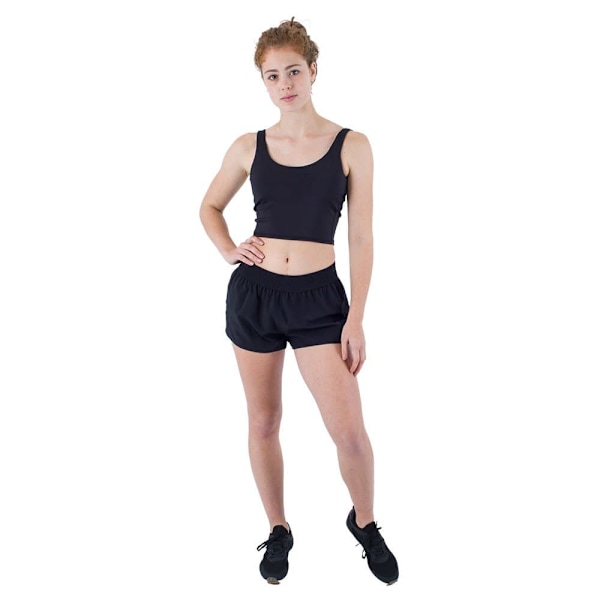 Hurley Solid Active Hihaton T-paita Musta L Nainen