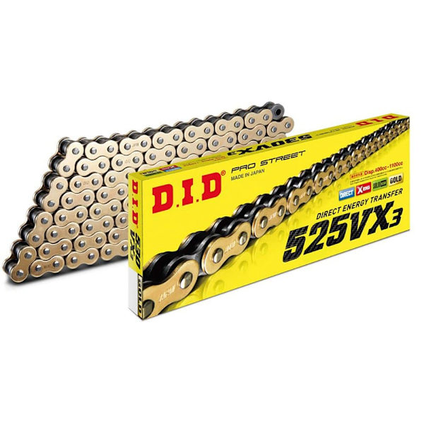 Did Kedja 525vx3 28841107z Guld 110 Links