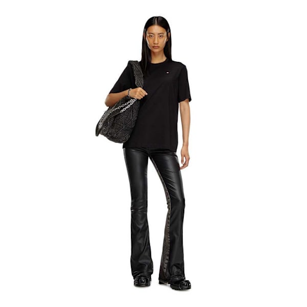 Diesel T Adjust Microdiv T-shirt Med Korte ærmer Sort L Mand