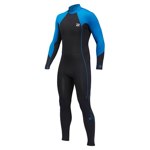 Billabong Langærmet Rygdragt Med Lynlås Synergy 5/4 Mm Blå L