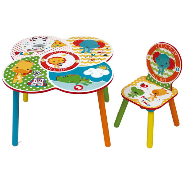 Fisher Price Spelbord Och Stolset Flerfärgad
