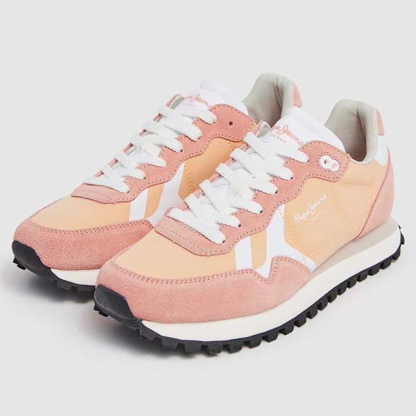 Pepe Jeans Brit-on Print Lenkkarit Oranssi EU 38 Nainen