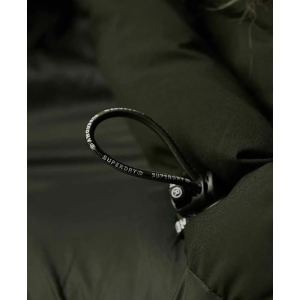 Superdry Fuji Faux Fur Jacka Grönt XS Kvinna