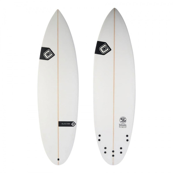 Clayton Surfbräda Swivel 5´9´´ Vit 175.3 cm