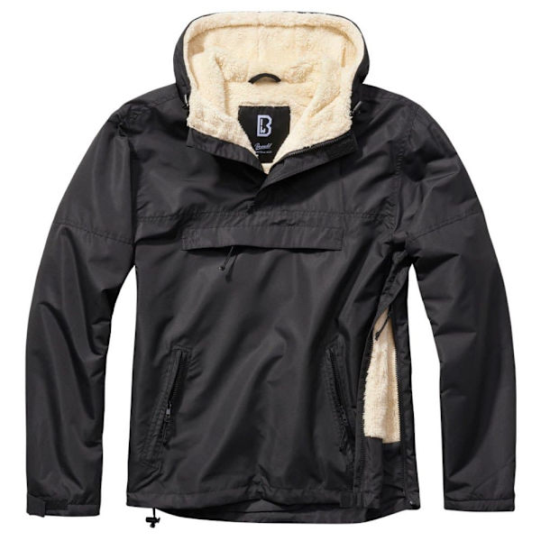 Brandit Vindjakke Sherpa Sort 2XL Mand
