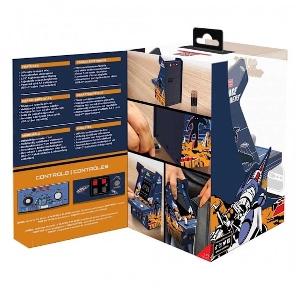 My Arcade Retro Konsol Micro Player Space Invaders 6.5´´