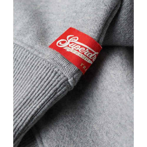 Superdry Workwear Embroiderer Loose Tröja Grå S Kvinna