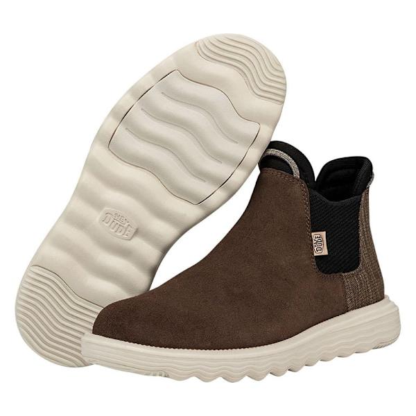 Hey Dude Branson Suede Sko Brun EU 40 Kvinde