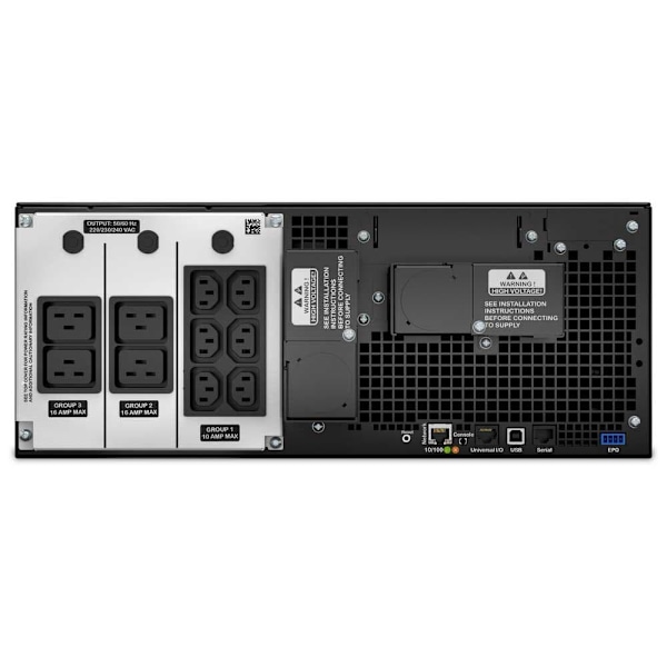 Apc Ups Srt 6000va Rm 230v Sort One Size / EU Plug