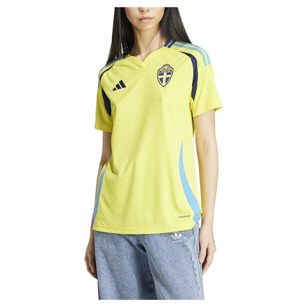 Adidas Kortærmet T-shirt Hjem Sweden 23/24 Gul XL