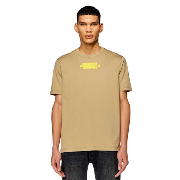 Diesel Just Slits N6 T-shirt Med Korte ærmer Beige XL Mand