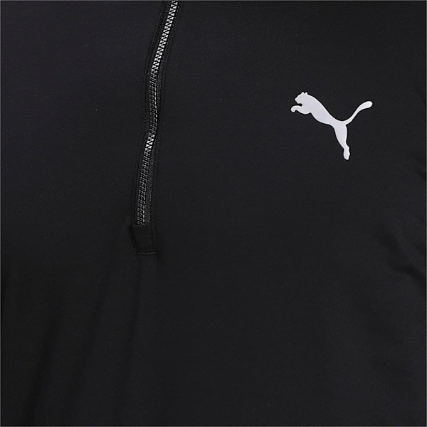 Puma Langærmet T-shirt Run Favorite 1/4 Zip Sort XL Mand