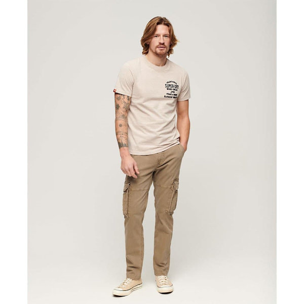 Superdry Core Cargobyxor Beige 29 / 32 Man