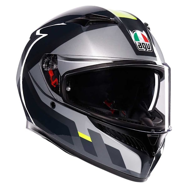 Agv K3 Fullface-hjelm Grå 2XL
