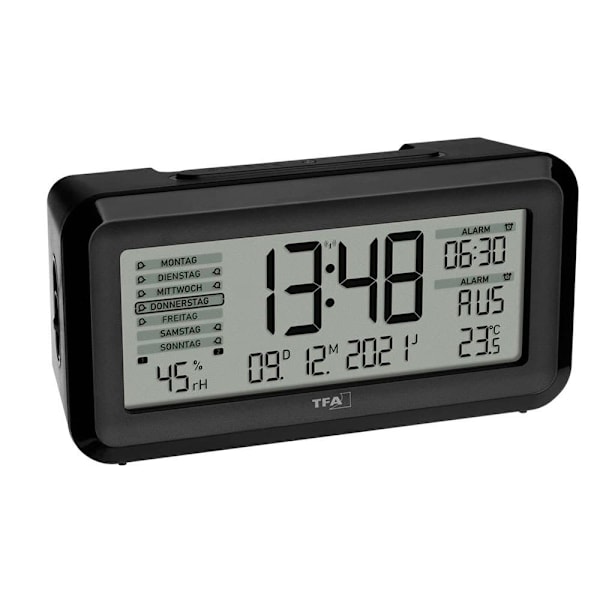 Tfa Dostmann Klockradio 60.2562.01 Silver