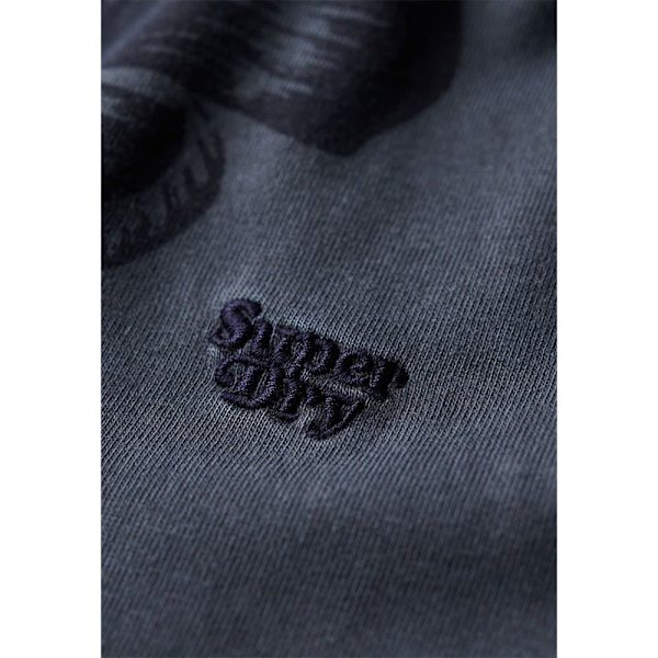 Superdry Vintage Overdye Printed Lyhythihainen T-paita Sininen XL Mies