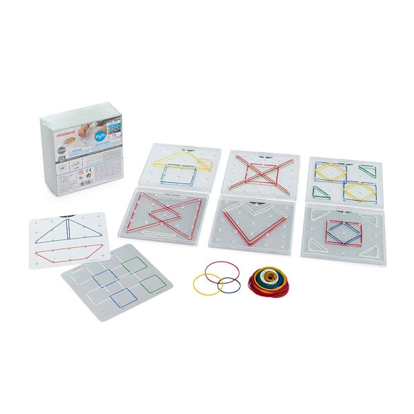 Miniland Geolentokoneet Set 6 15 Cm Läpinäkyvä Monivärinen