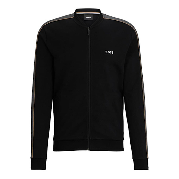 Boss Sweatshirt Med Fuld Lynlås Tracksuit Col 10166548 02 Sort S Mand