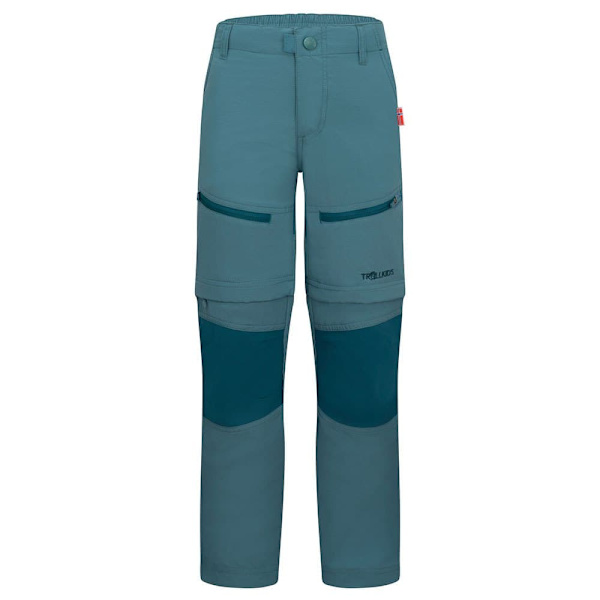 Trollkids Nordfjord Zip-off Slim Fit Byxor Blå 140 cm Pojke